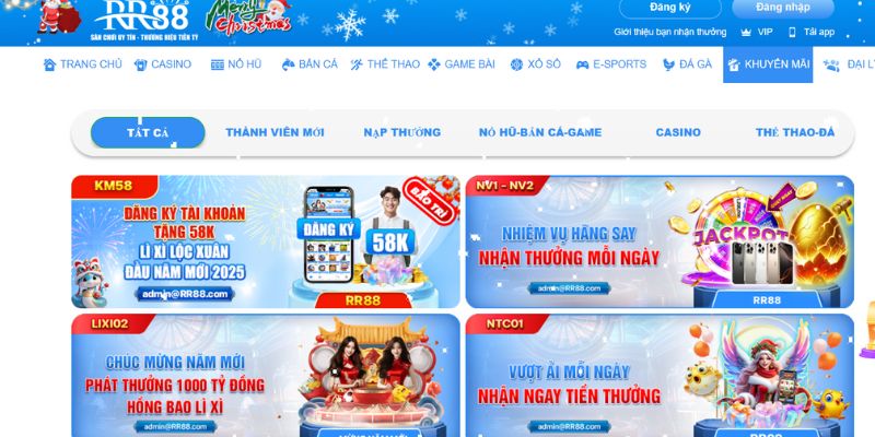 RR88 - Link Truy Cập Giao Diện Mới RR88.COM Nhận 88k rr88-khuyen-mai